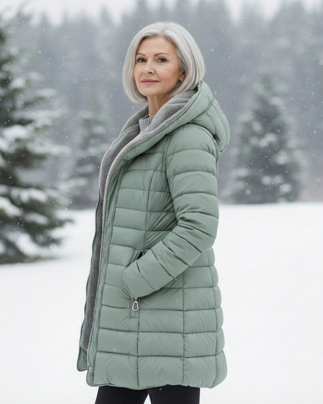 Harriet | Fleece Lined Puffer Coat