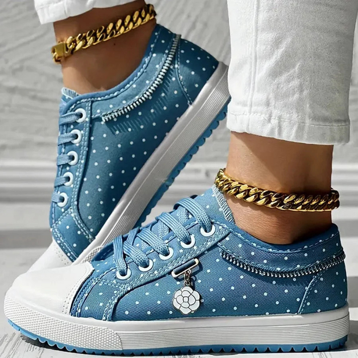 Cara | Elegant Floral Print Trainers
