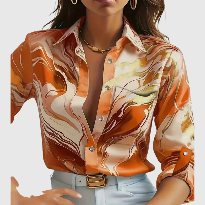 CORINNA | SATIN FLOW SHIRT