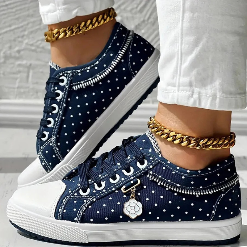 Cara | Elegant Floral Print Trainers