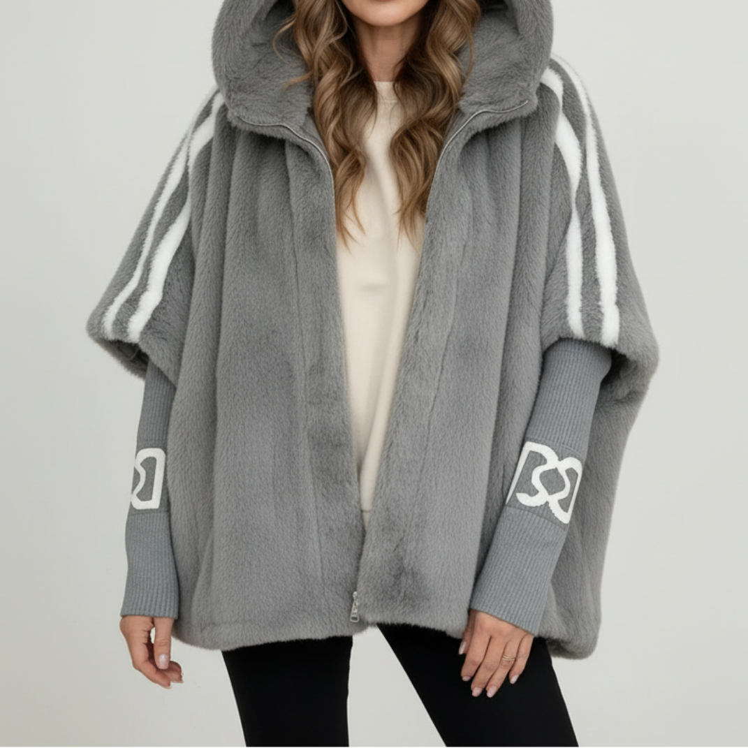 Brielle - Hooded Faux Fur Jacket