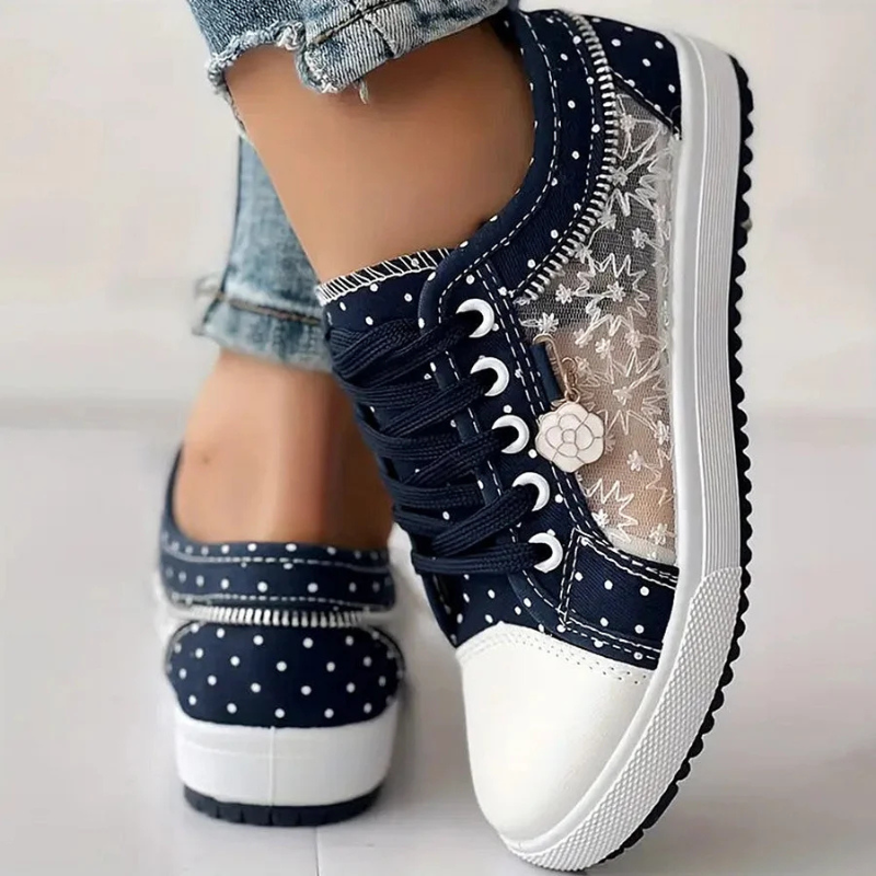 Cara | Elegant Floral Print Trainers