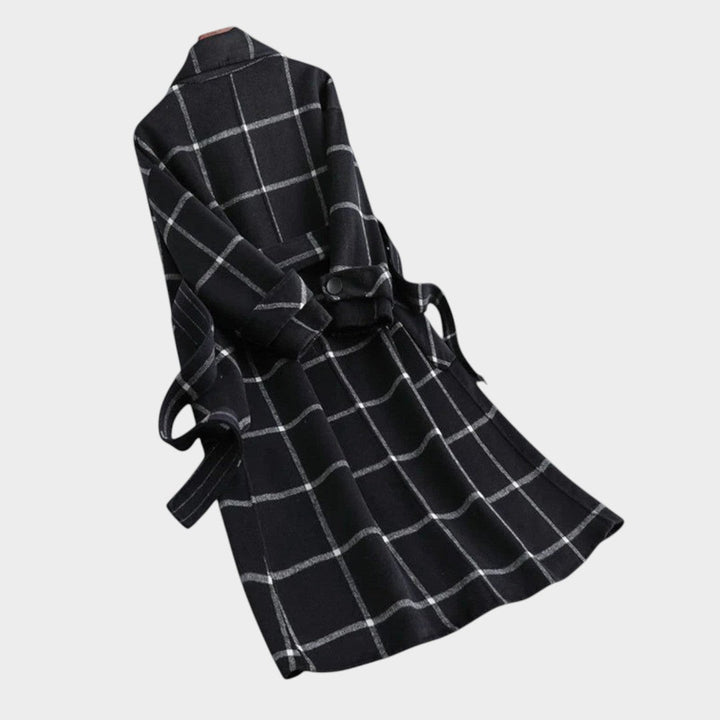 Adriana | Checked Coat