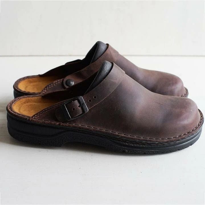 DONACCI Leather Clogs