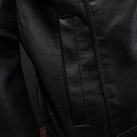 DONACCI Leather Trucker Jacket