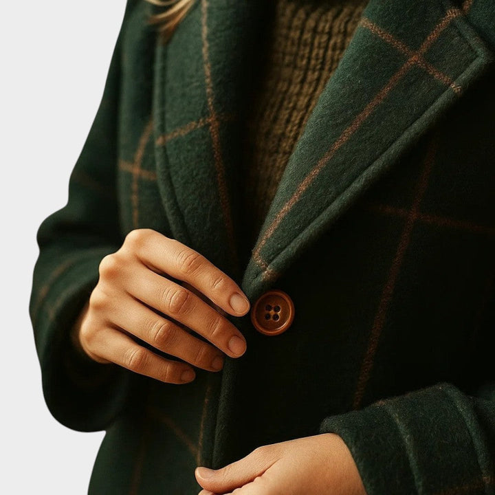 Adriana | Checked Coat